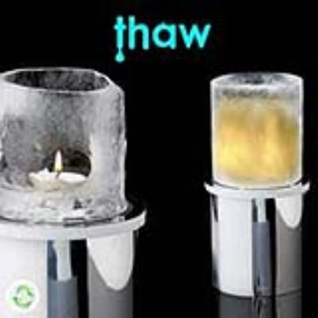 Candle holders that melt