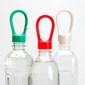 Bottle cap carabiners are sized to replace the cap on your average bottle of water