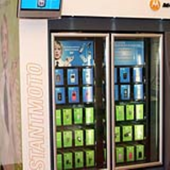 Vending machine for Motorola phones