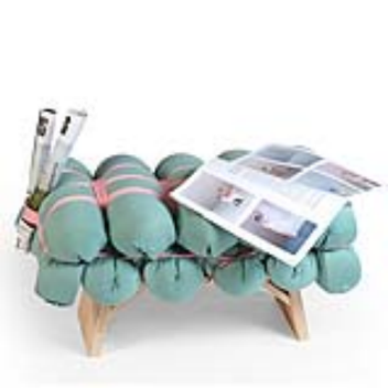 furniture made by folding foam mats