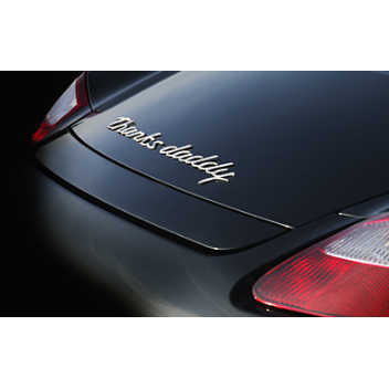 Customize give your Porsche by giving it its own identity and a unique name