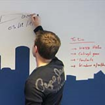 Whiteboard paint