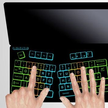 Keyboard concept allows user to re-arrange the keyboard to suit their needs