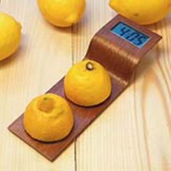 The Citrus clock runs on the energy of a lemon