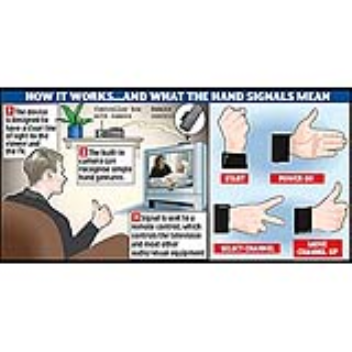 device allows gadgets to be controlled with hand signals