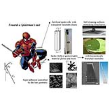 spiderman suit which is made of carbon nanotubes