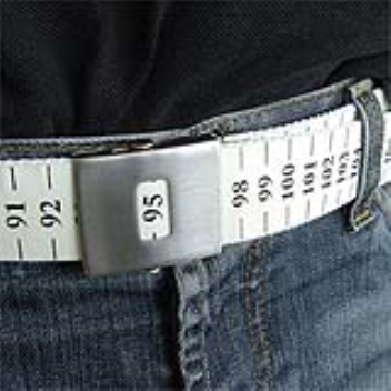 A belt with measurements