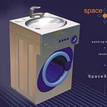 A lavatory and washing machine in one