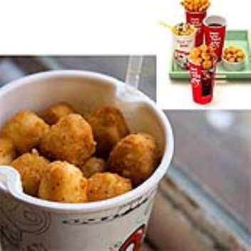 An all-in-one chicken nugget and soda cup