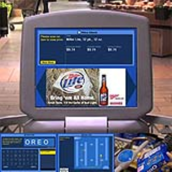 A shopping cart with a computer system for shopper assistance