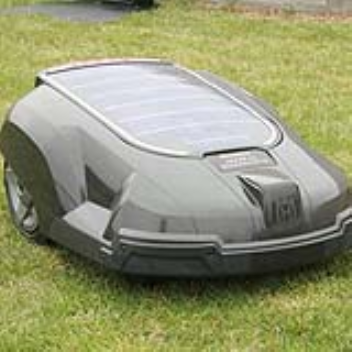 An automatic electric solar powered hybrid robotic lawn mower