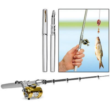 Pen sized collapsible fishing rod