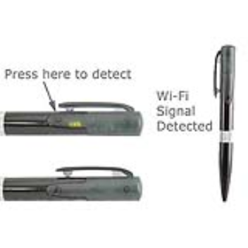 Ballpoint pen with a built in wi-fi detector