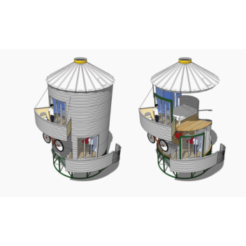 grain silos converted into hotel suites