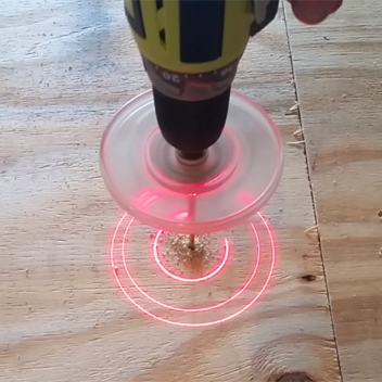 Laser Guided Drill