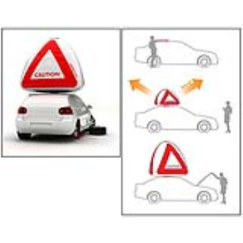 Large inflatable safety sign for on your car