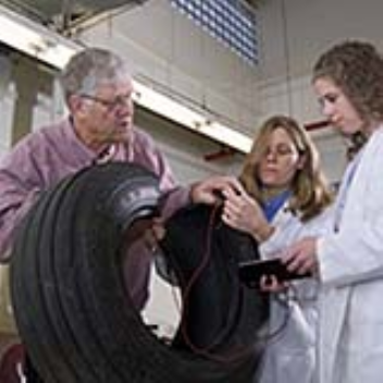 A new type of smart tyre is able to sense damage when a tyre goes flat or loses treads