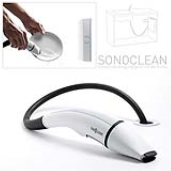 Ultrasonic household cleaning device