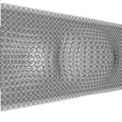 Surface made of discs that move in response to the stimulus provided