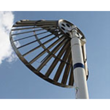 Adjustable, silent wind turbine is also visible to birds