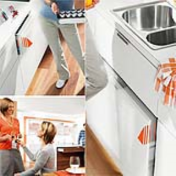 Electric drive helps open the drawers automatically