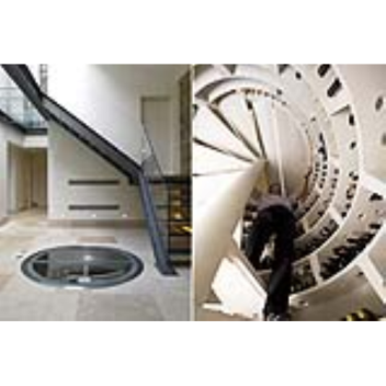 Spiral shaped wine cellar