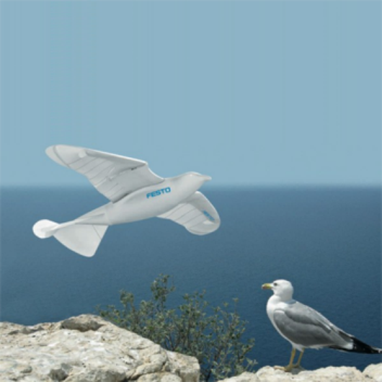 Lifelike robotic seagull that flies and lands on its own