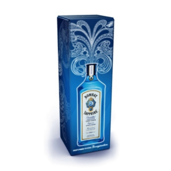 The light emitting Bombay Sapphire packaging