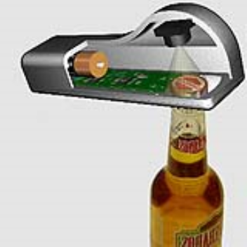 Bottle opener helps keep track of the opened drinks