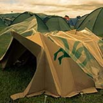 Tent that will decompose and replenish the soil afterwards