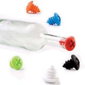 Screw shaped bottle caps