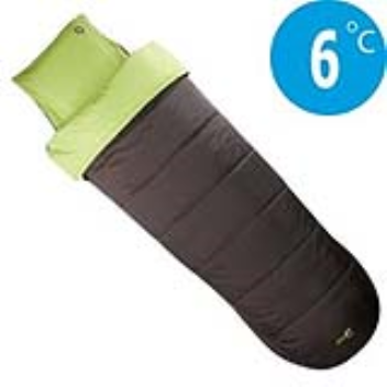 Sleeping bag with built in mattress