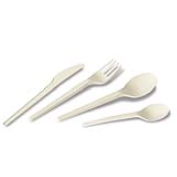 Ecological cutlery made of maize