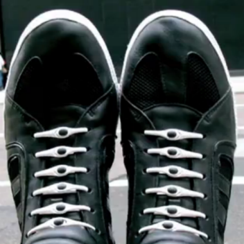 Elastic replacements for laced shoes