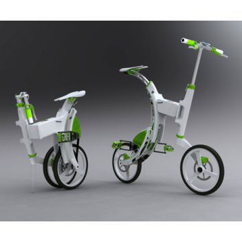 Grasshopper bicycle that folds up and generates electricity