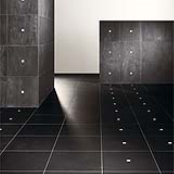 Tiles with an integrated LED lighting system