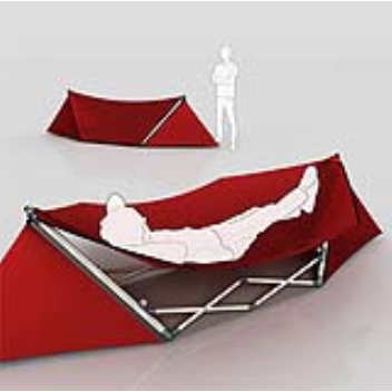 Tent which changes to a hammock