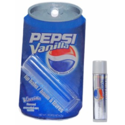 Pepsi with a pepsi flavoured lip balsam