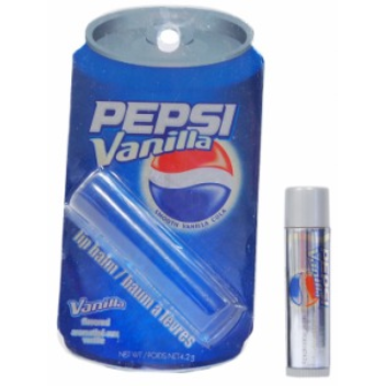 Pepsi with a pepsi flavoured lip balsam