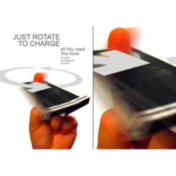 power your phone by swinging it around your finger