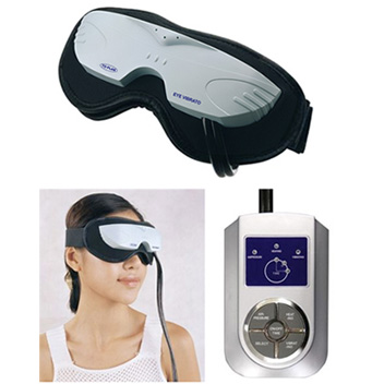 Device that soothes your eyes with heat, vibration and air pressure