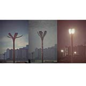 Streetlights that absorbs sun energy and then glows at night