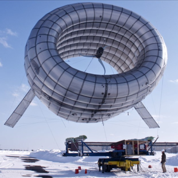 Blimp-like inflatable wind turbine tested at high altitude