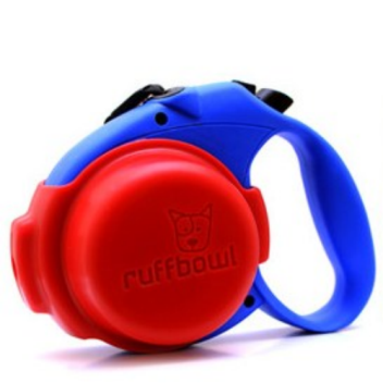 RuffBowl: a dog leash, water cup & poop bag holder in one