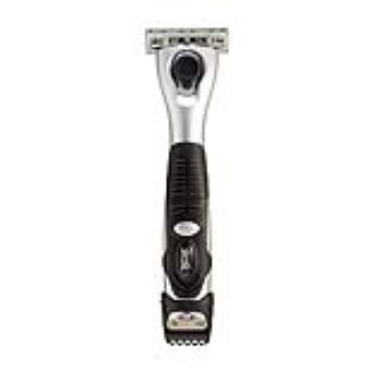 Razor with built in beard trimmer