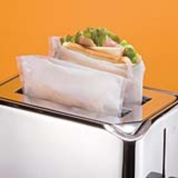 TOASTit teflon bags transform your toaster into a grill