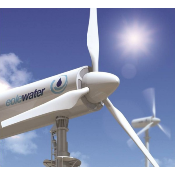 The Eole WMS 1000 wind turbine features a 13-meter diameter rotor