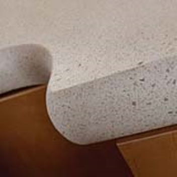 Countertop with Microban helps prevent fungal growth