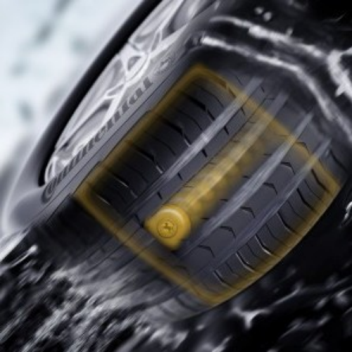 Continental says its future generation tire sensors will accurately detect the size of contact area and calculate the vehicle load