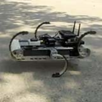 Robot with compliant legs for easier maneuvrability